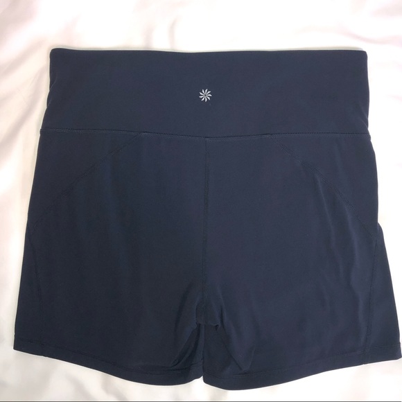 Athleta Pants - Athleta Navy Blue Biker Shorts Size Large